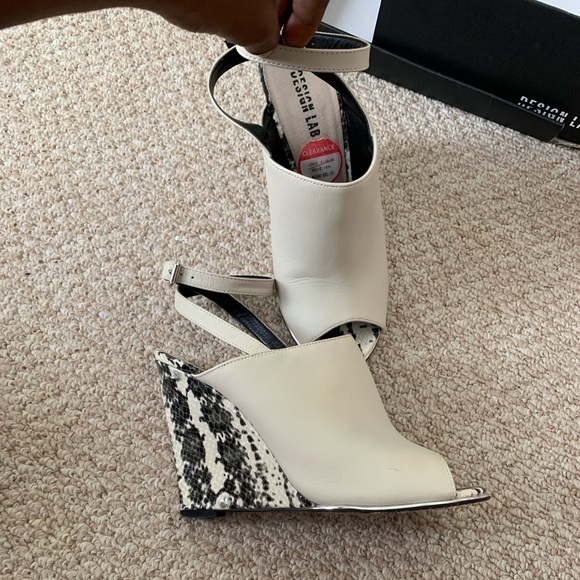 Design Lab python print wedges with ankle strap - Picture 2 of 5